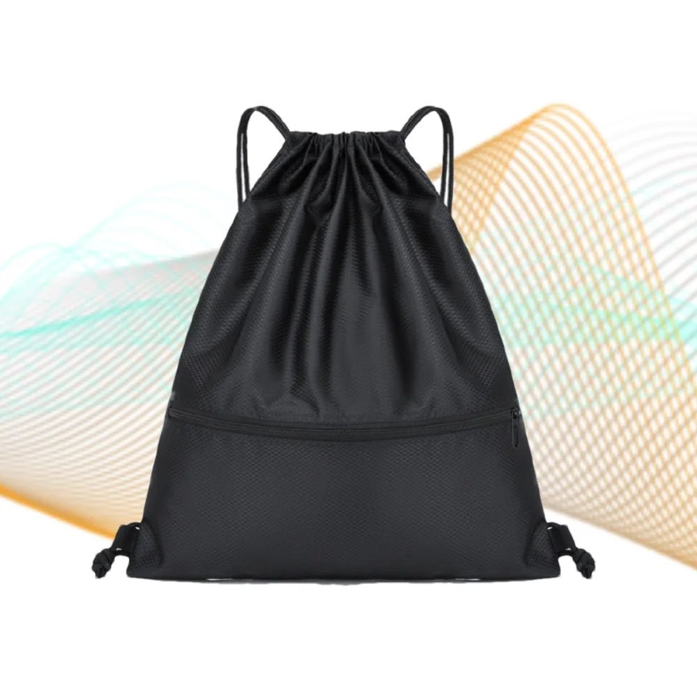 Mochila plegable de tejido Oxford con cordón