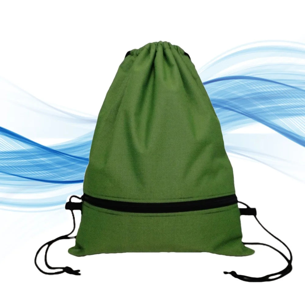 Mochila plegable de tejido Oxford con cordón