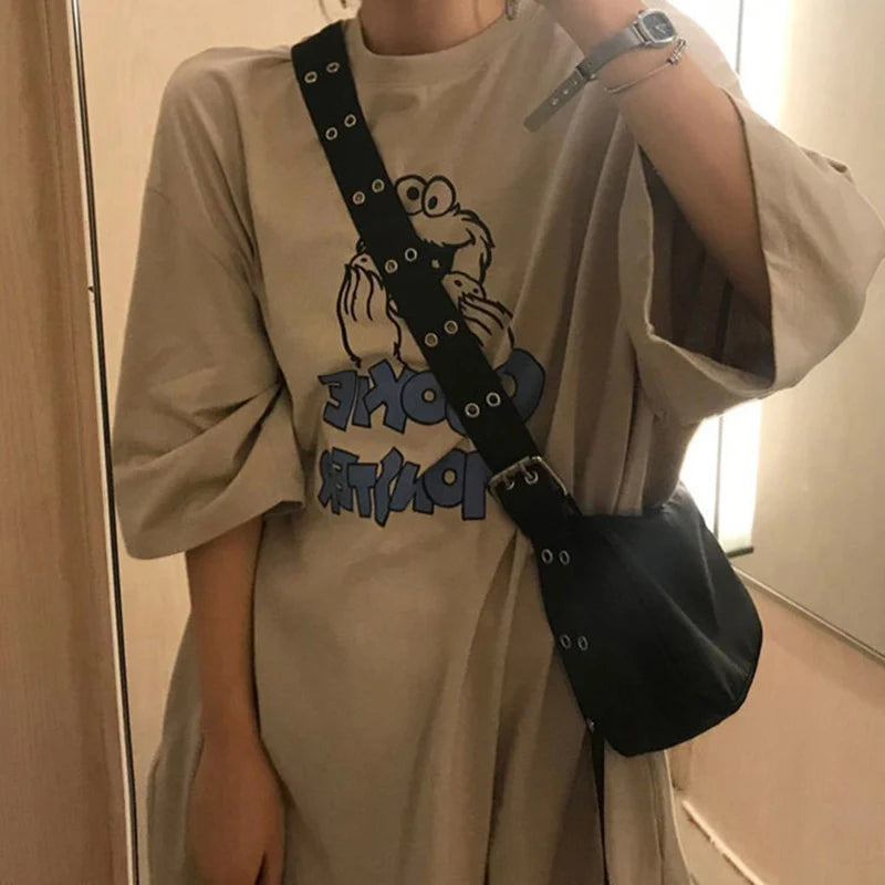 Cartera de nylon con cierre y bolsillo para celular