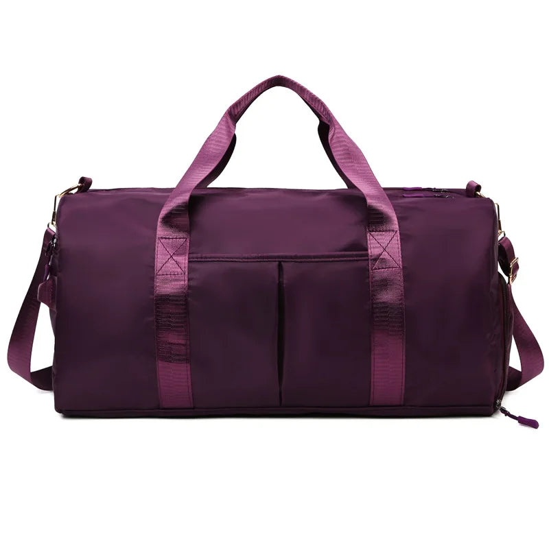Bolso de viaje y gimnasio con separación húmedo-seco
