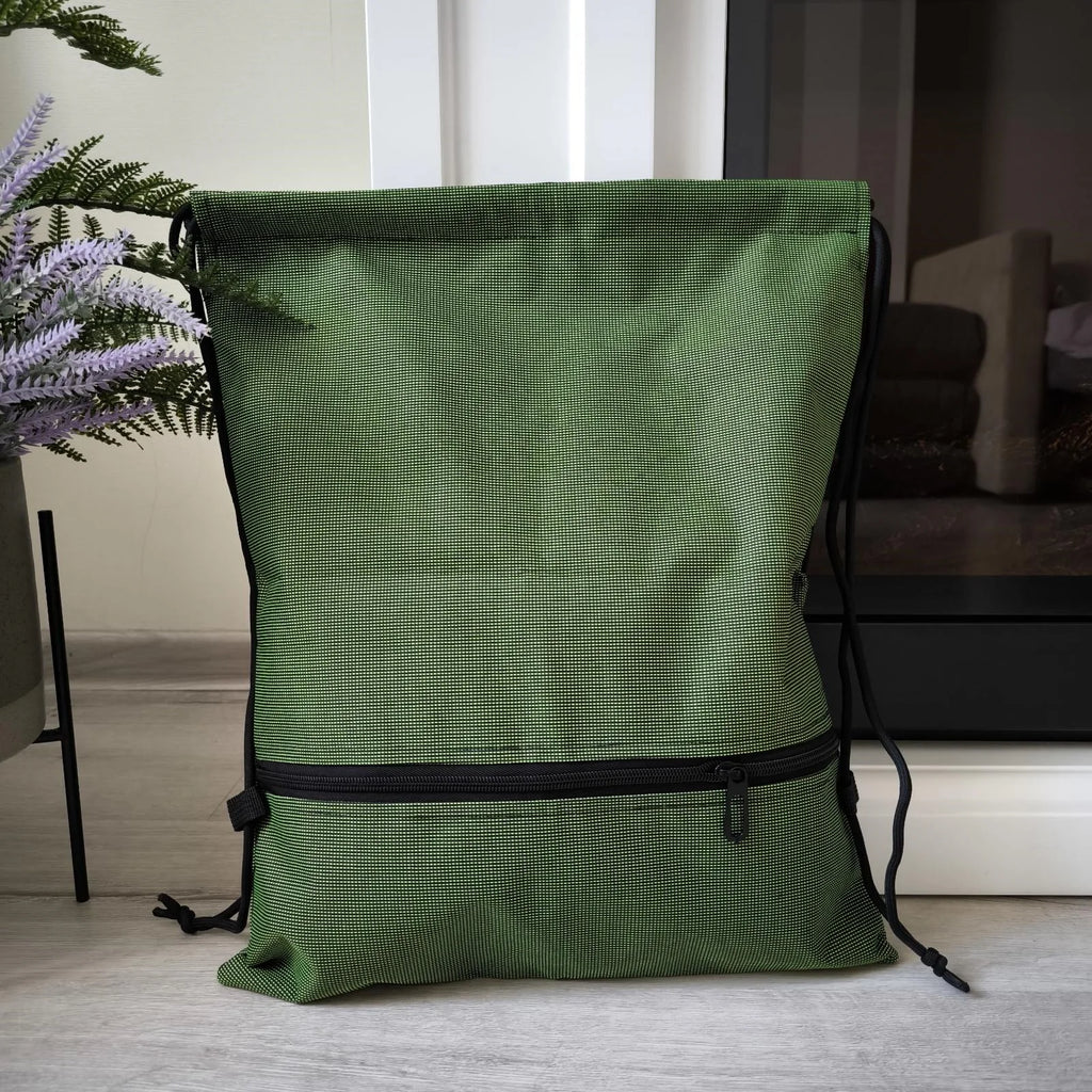 Mochila plegable de tejido Oxford con cordón