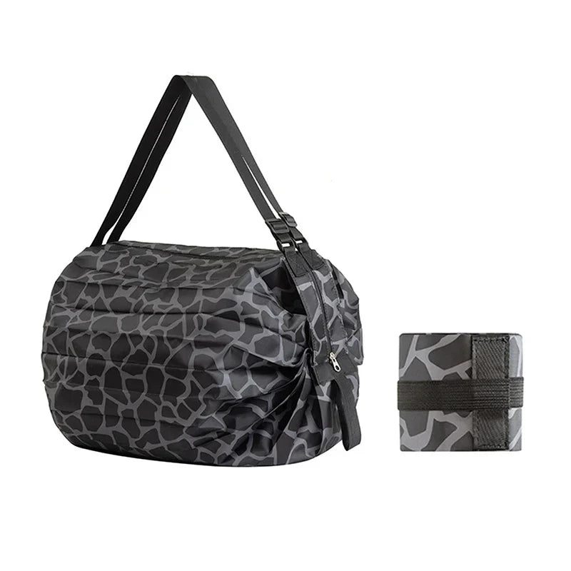 Bolso de compras plegable con asas anchas