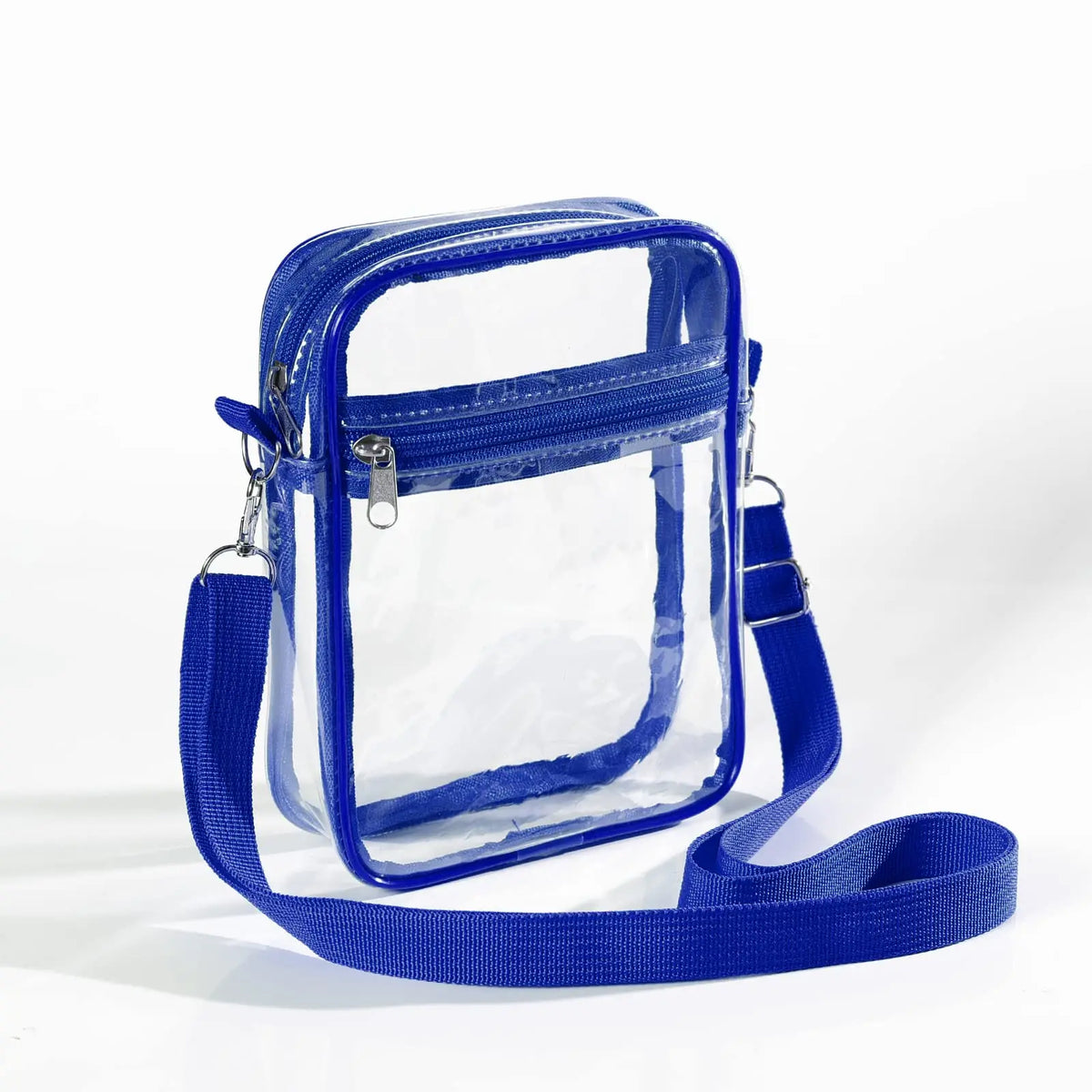 Bandolera transparente de PVC con correa regulable