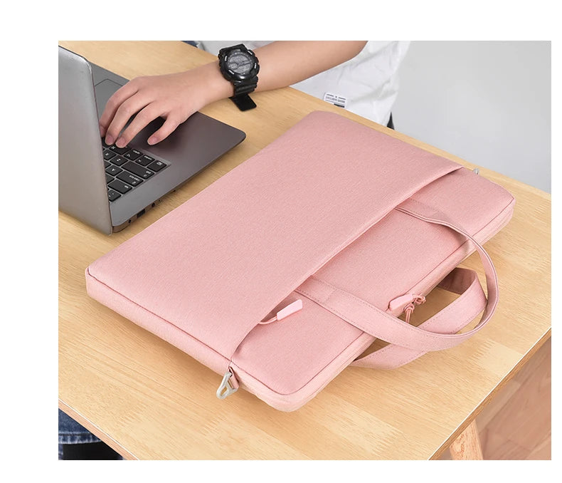 Maletín para notebook con espacio para accesorios