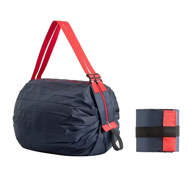 Bolso de compras plegable con asas anchas