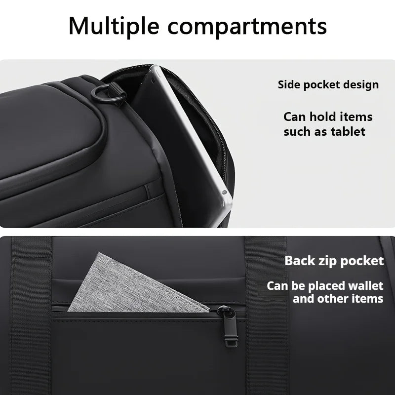 Bolso de fin de semana con varios compartimentos