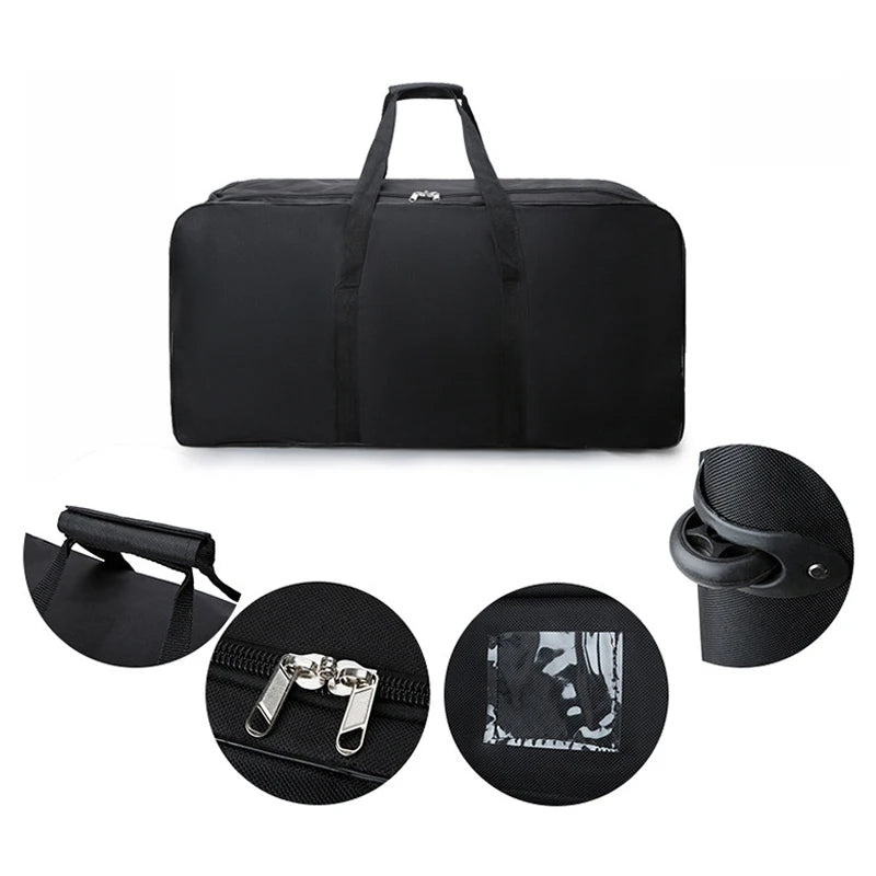 Bolso de viaje plegable y expandible con ruedas