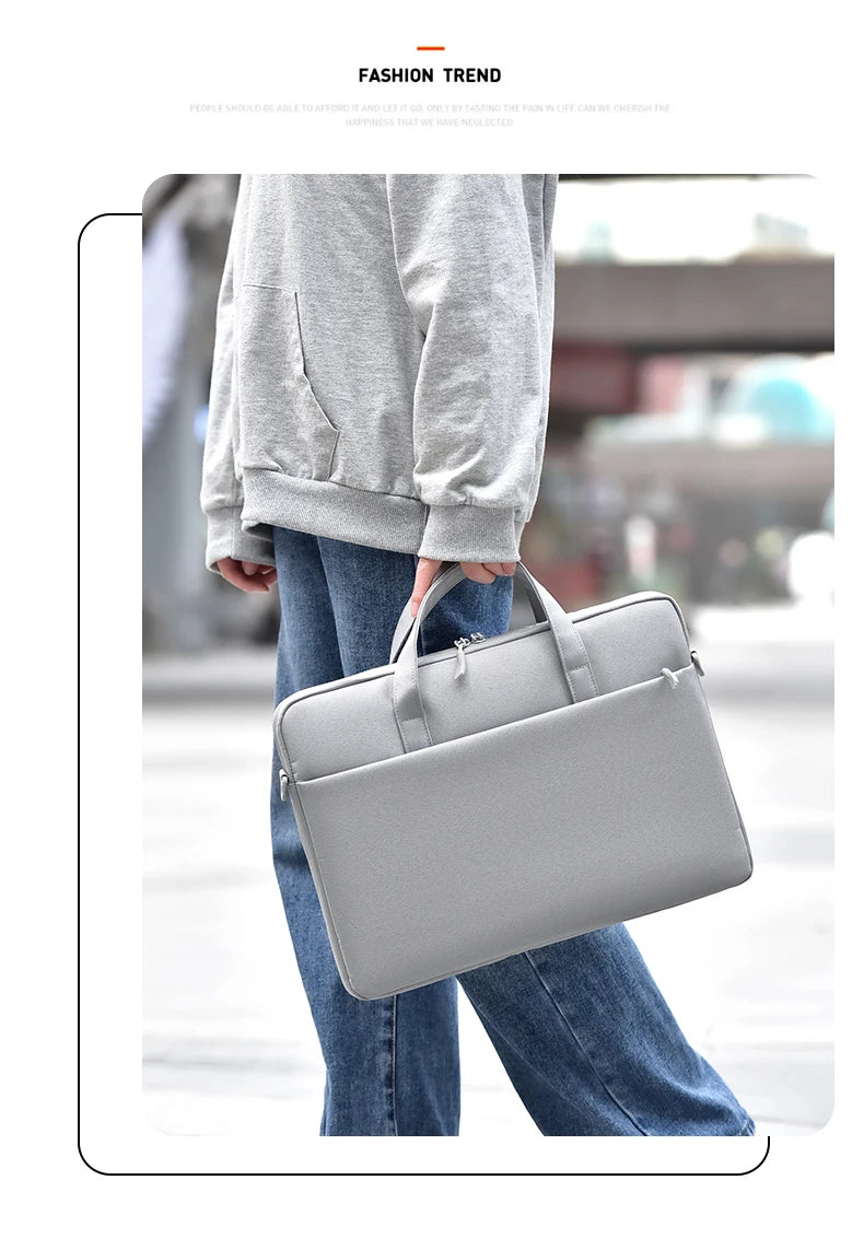 Maletín para notebook con espacio para accesorios