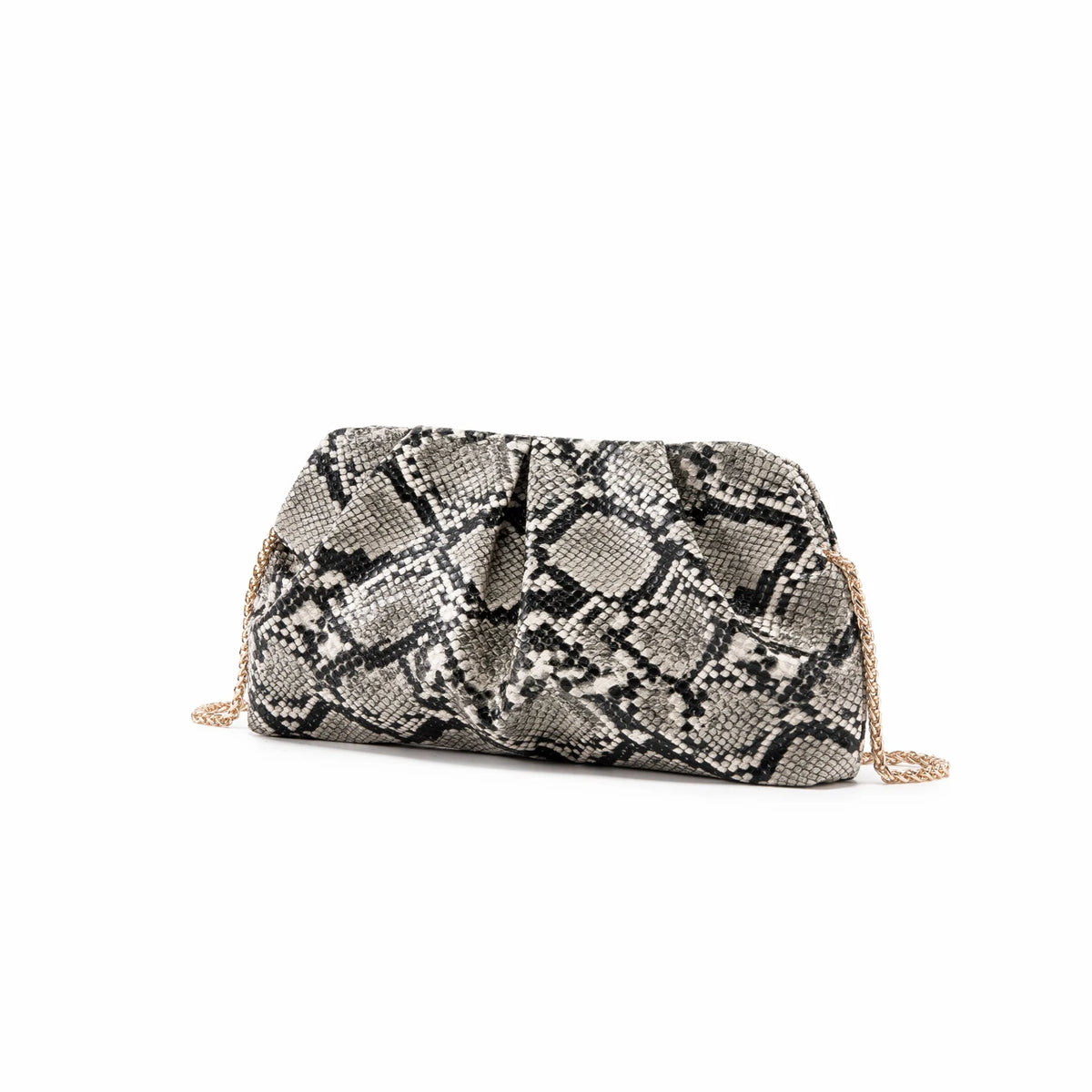 Cartera de fiesta de PU con cadena