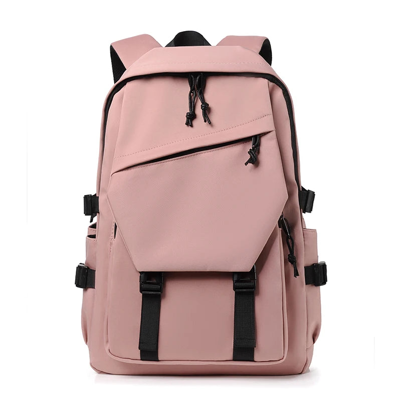 Mochila lisa de 47 cm para estudio y salidas