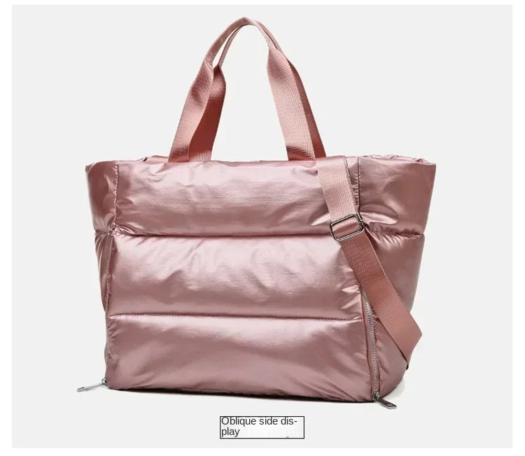 Bolso de gimnasio con bolsillo húmedo y correa desmontable