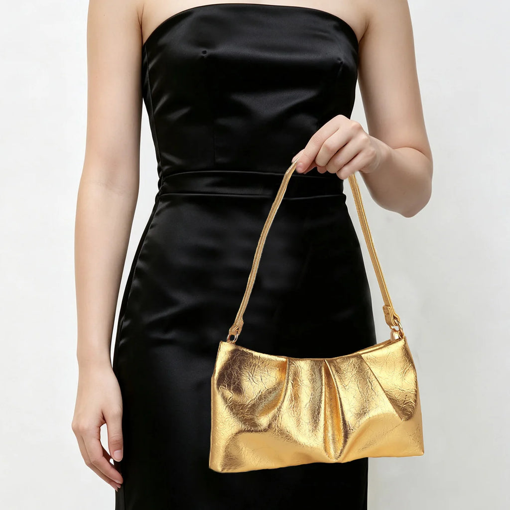 Cartera de fiesta de PU con cadena