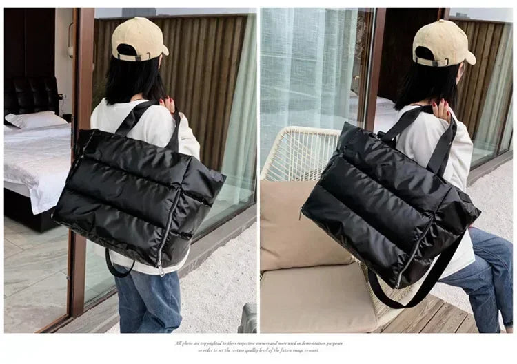 Bolso de gimnasio con bolsillo húmedo y correa desmontable