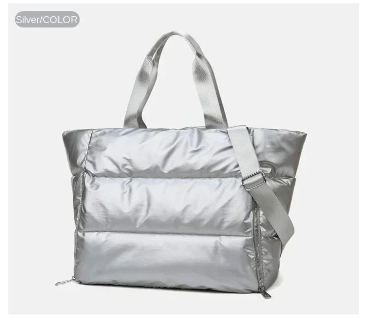 Bolso de gimnasio con bolsillo húmedo y correa desmontable