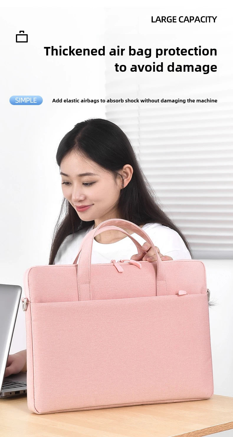 Maletín para notebook con espacio para accesorios