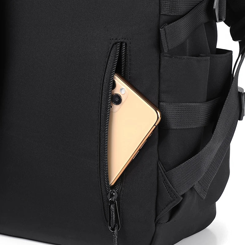 Mochila lisa de 47 cm para estudio y salidas