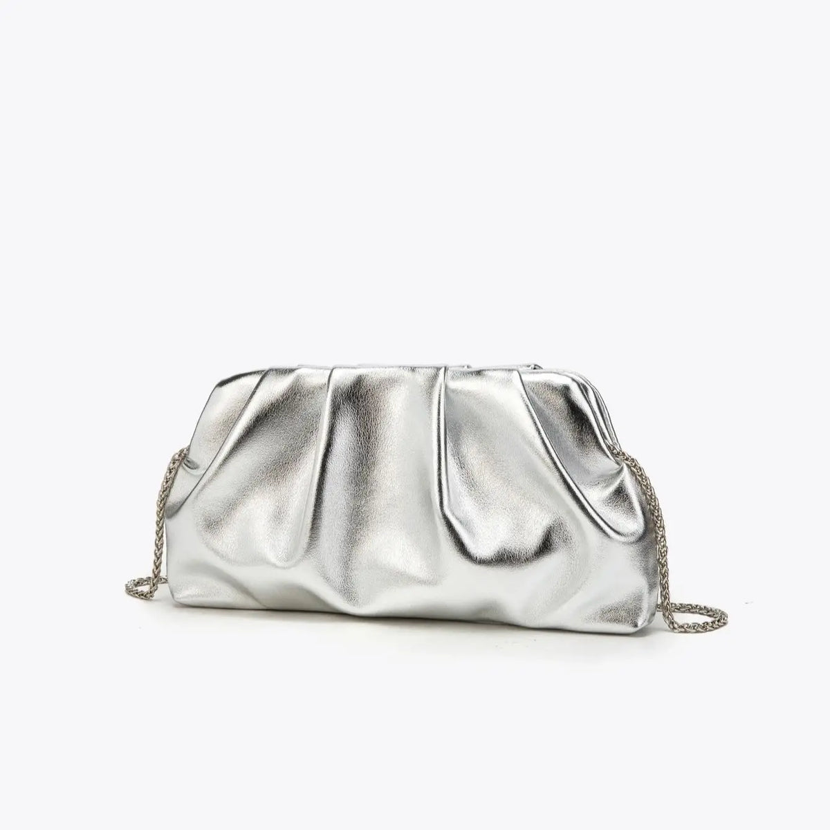 Cartera de fiesta de PU con cadena