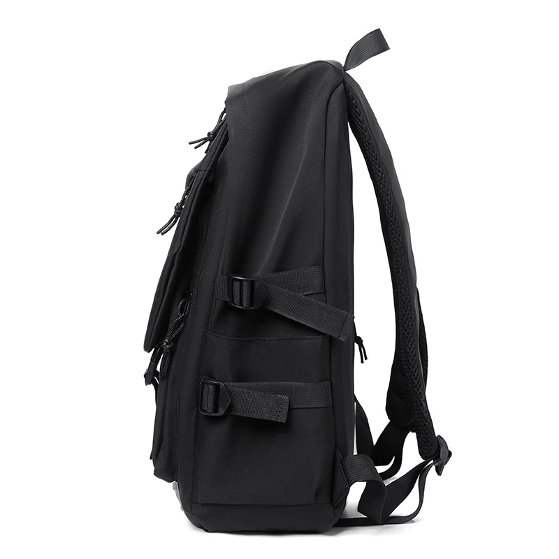 Mochila lisa de 47 cm para estudio y salidas