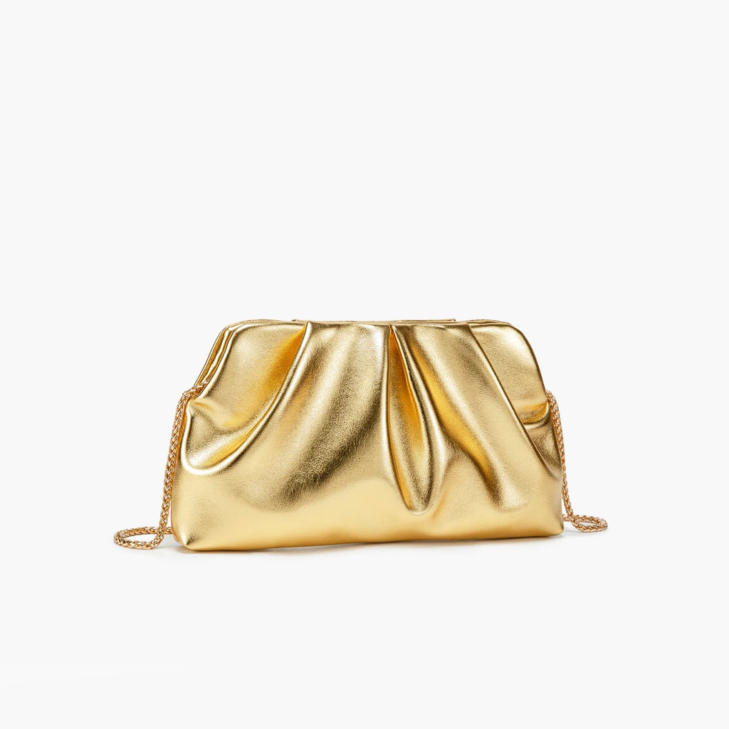 Cartera de fiesta de PU con cadena
