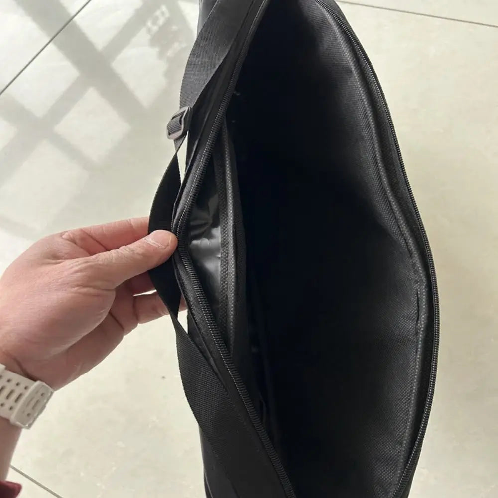 Bolso negro para raqueta de tejido Oxford