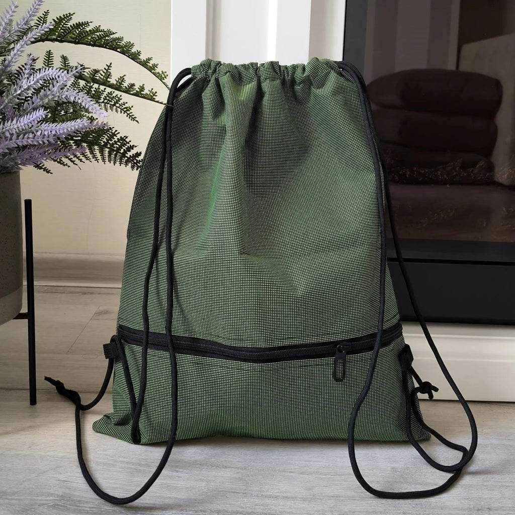 Mochila plegable de tejido Oxford con cordón