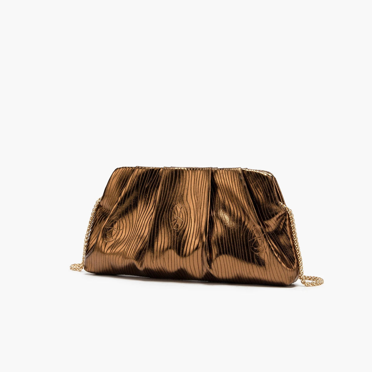 Cartera de fiesta de PU con cadena