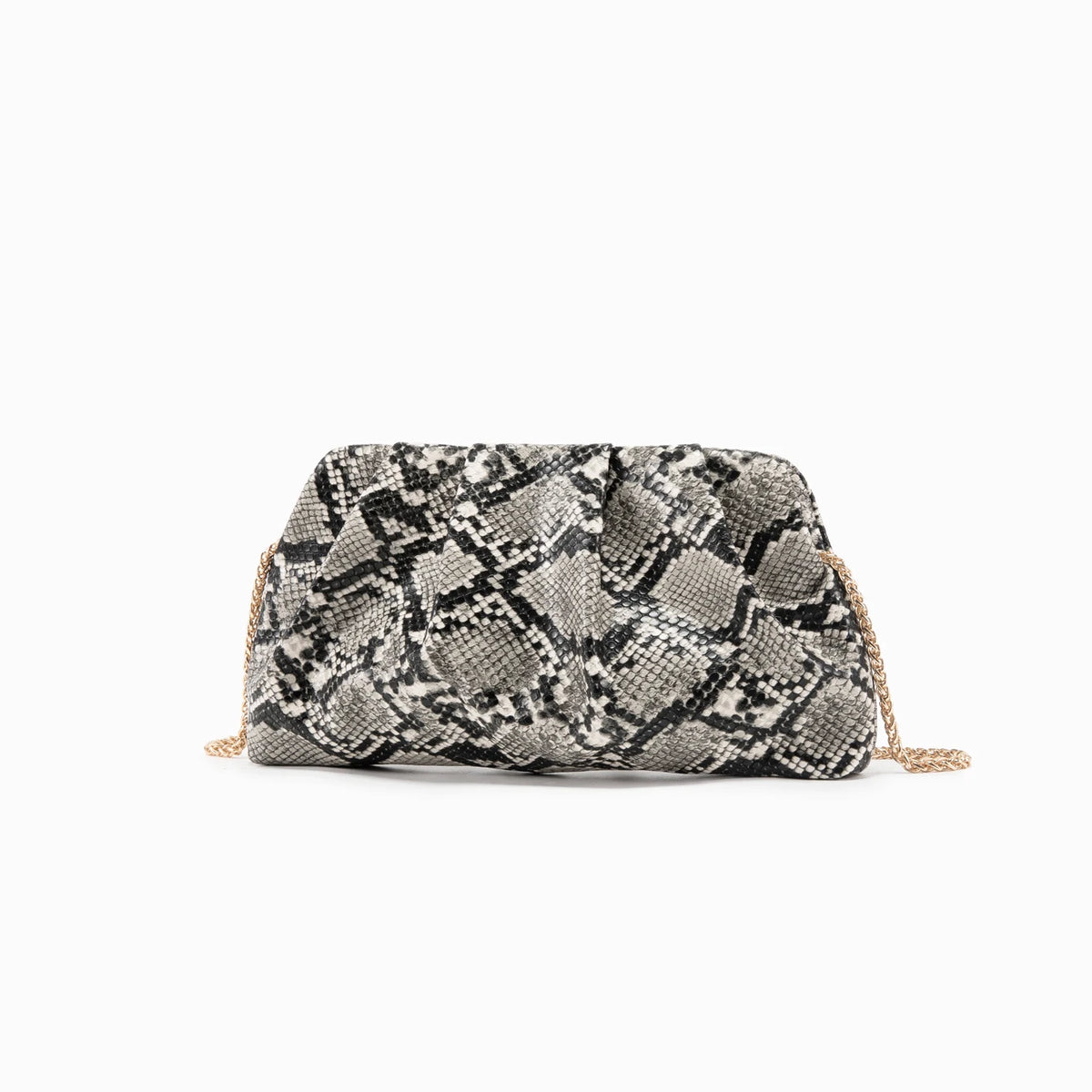 Cartera de fiesta de PU con cadena