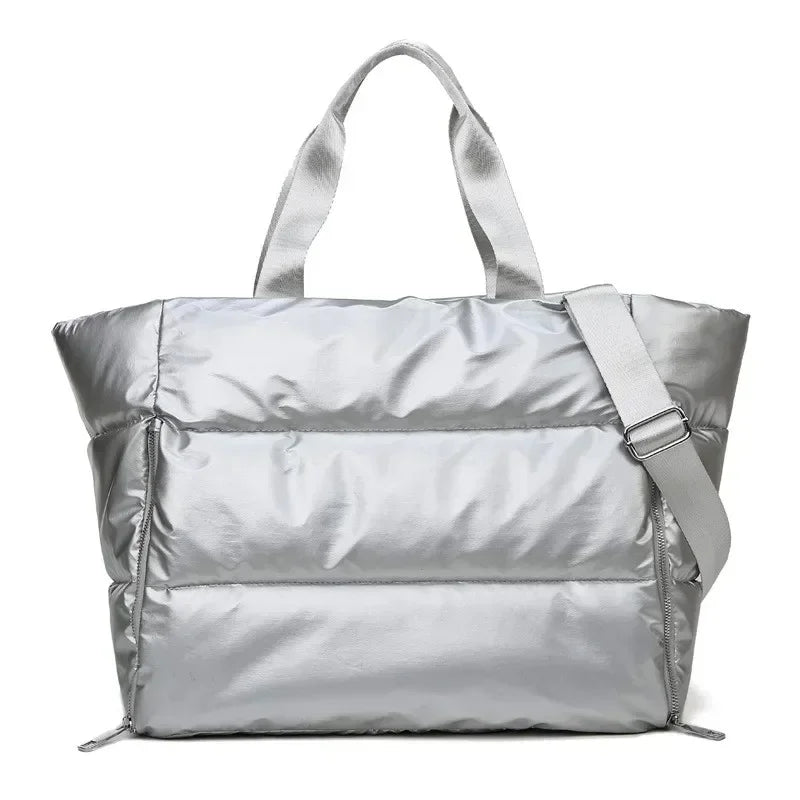 Bolso de gimnasio con bolsillo húmedo y correa desmontable