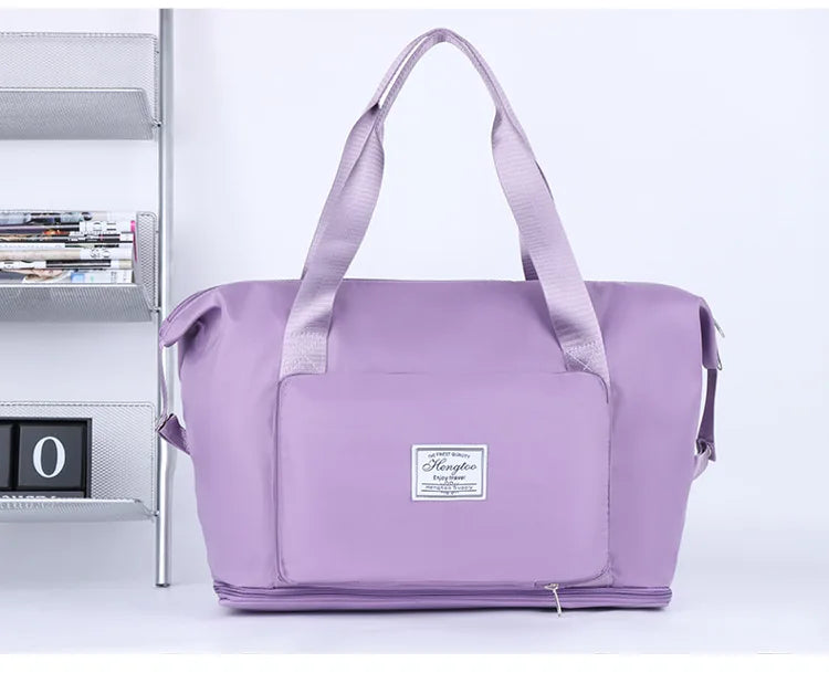 Bolso de viaje expandible y plegable de nylon