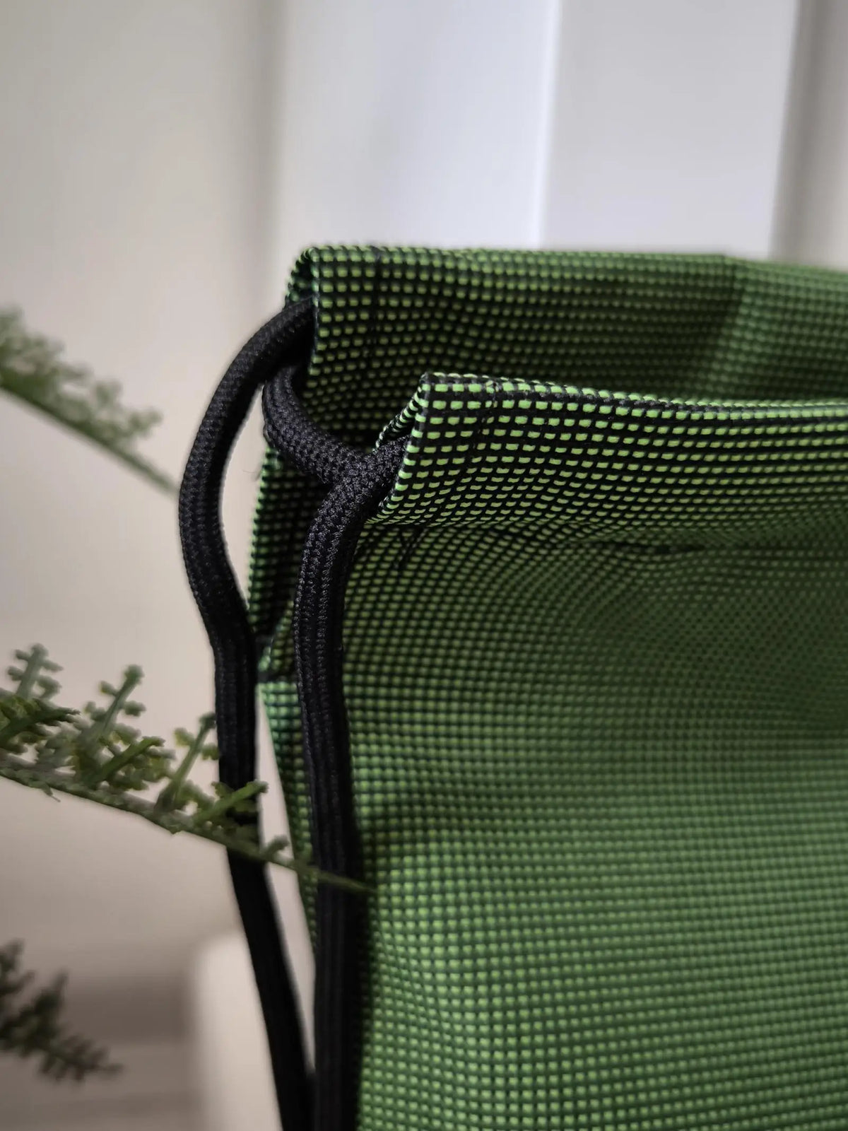 Mochila plegable de tejido Oxford con cordón