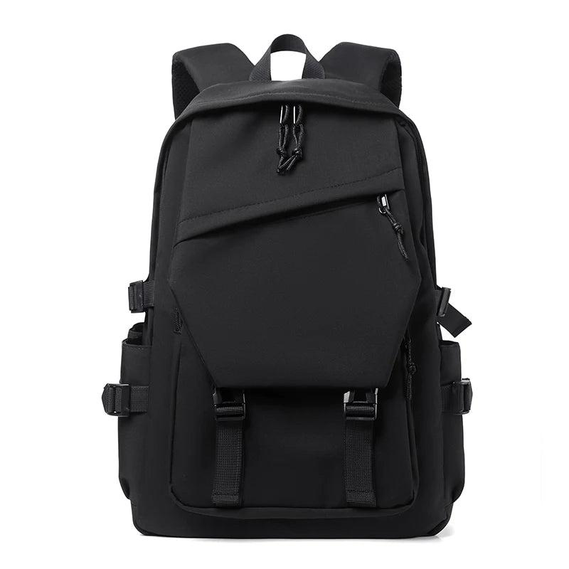 Mochila lisa de 47 cm para estudio y salidas