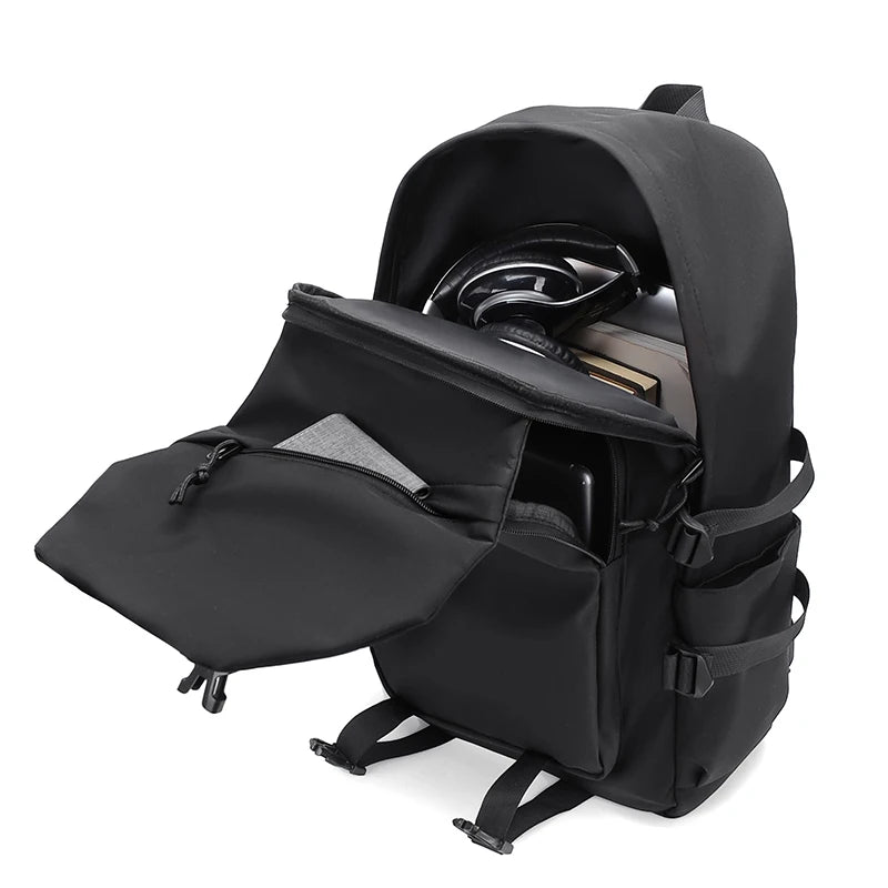 Mochila lisa de 47 cm para estudio y salidas