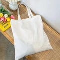 Bolso tote abierto liso para compras y paseos