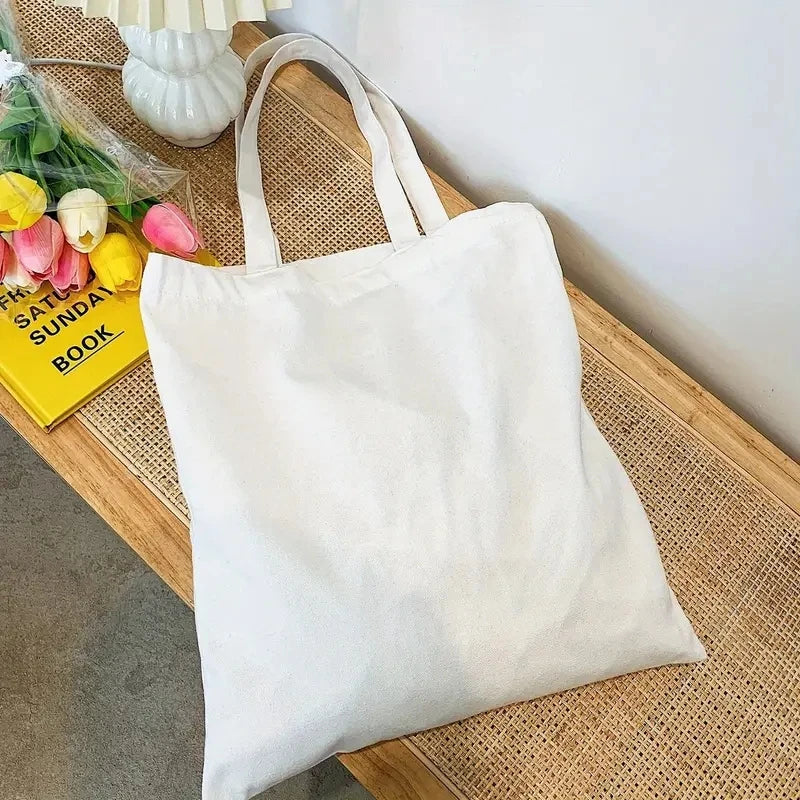 Bolso tote abierto liso para compras y paseos