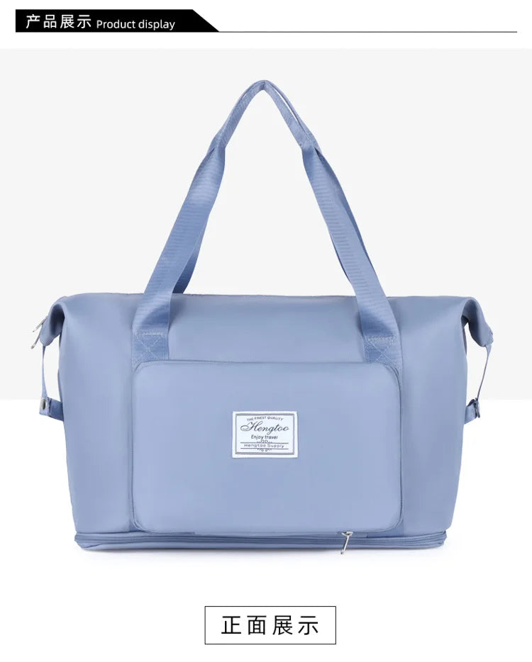 Bolso de viaje expandible y plegable de nylon