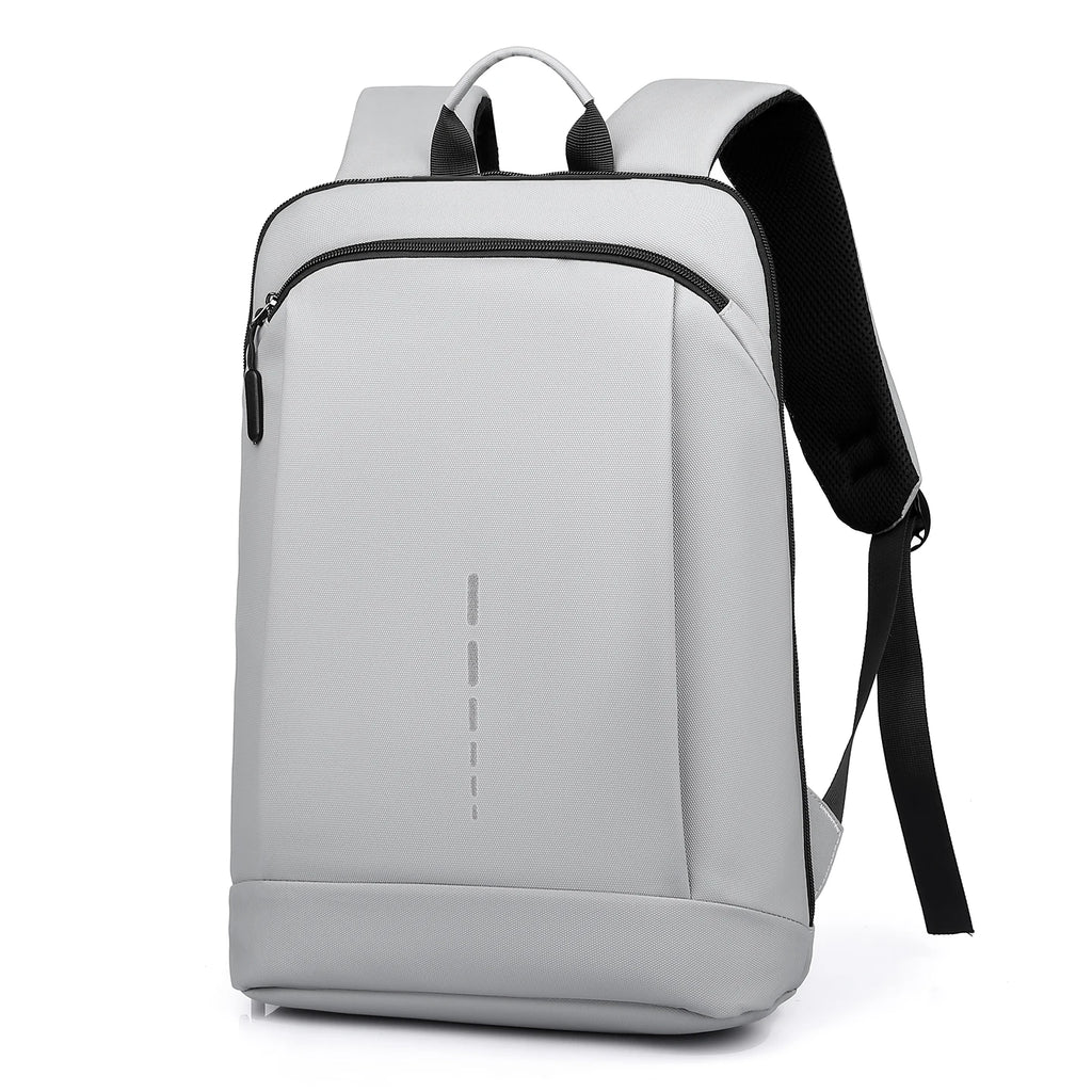 Mochila para notebook de PU con detalle reflectante