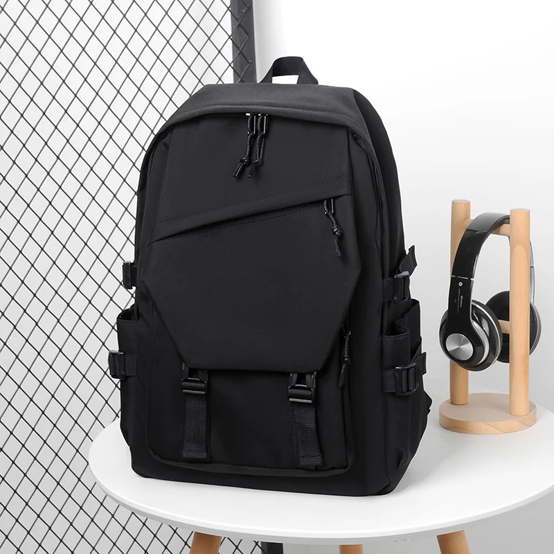 Mochila lisa de 47 cm para estudio y salidas