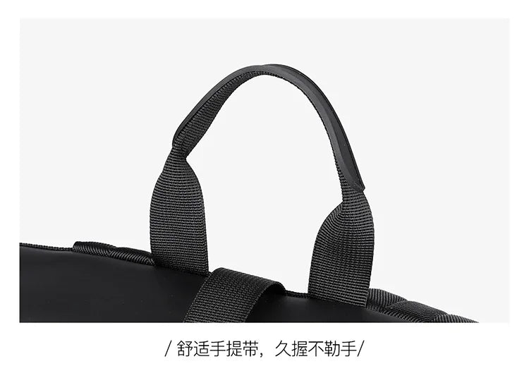 Mochila enrollable de microfibra con espacio para computadora