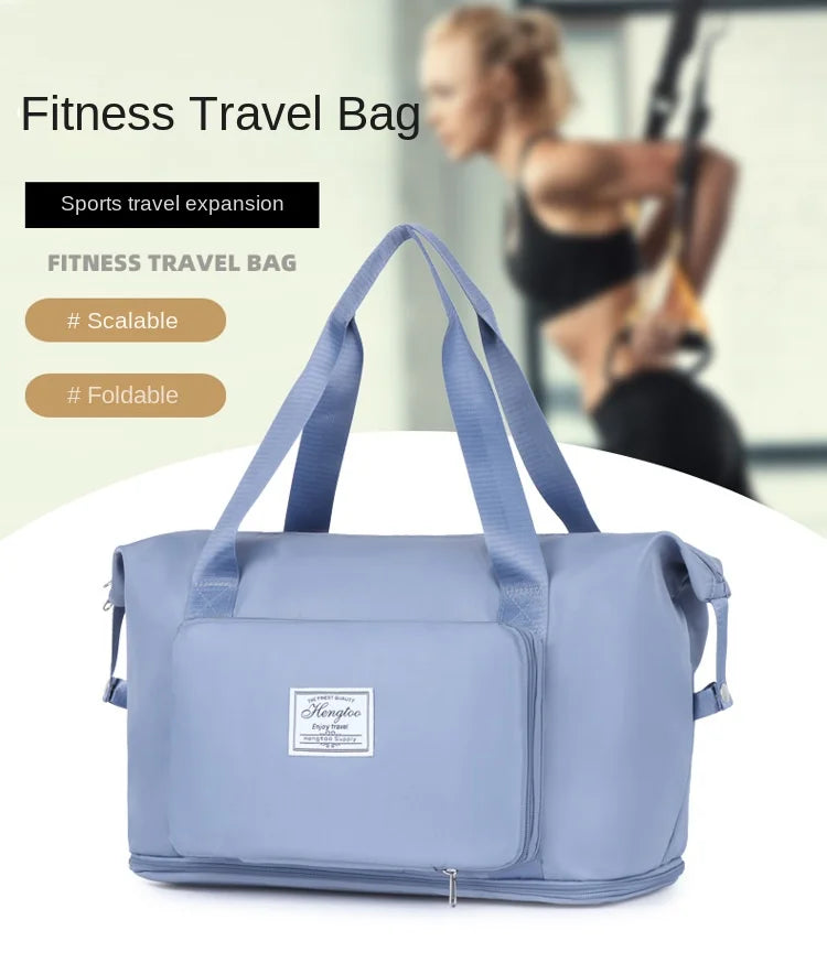 Bolso de viaje expandible y plegable de nylon
