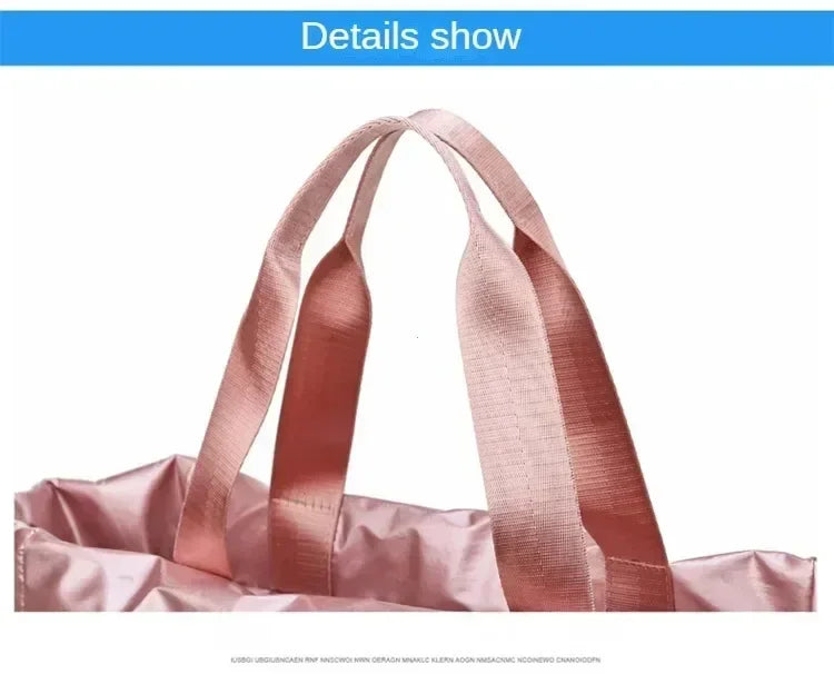 Bolso de gimnasio con bolsillo húmedo y correa desmontable