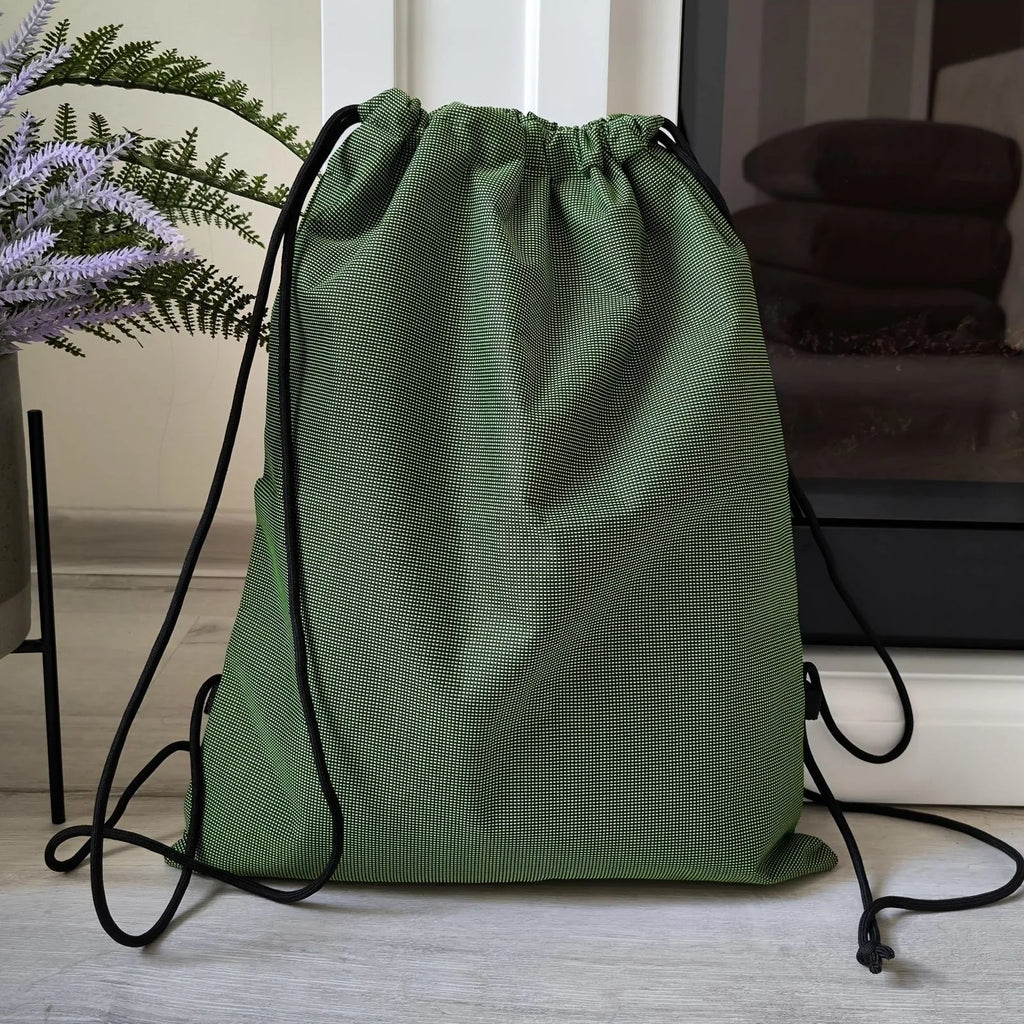 Mochila plegable de tejido Oxford con cordón