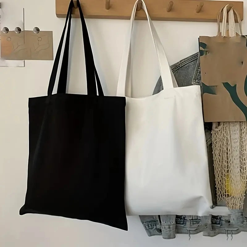 Bolso tote abierto liso para compras y paseos