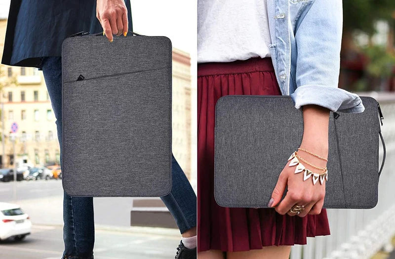 Funda para notebook con asa lateral y forro suave