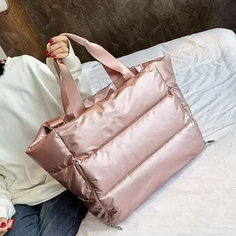 Bolso de gimnasio con bolsillo húmedo y correa desmontable