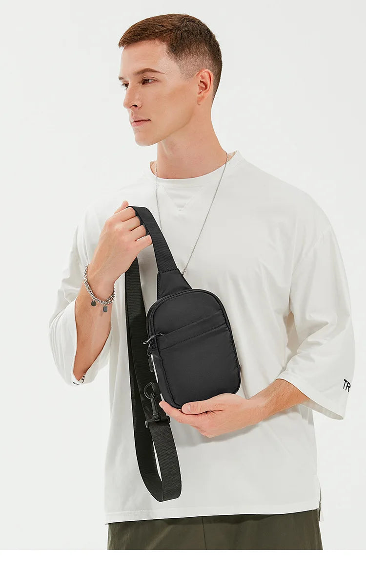 Bandolera de nylon 2 en 1 para cintura y pecho