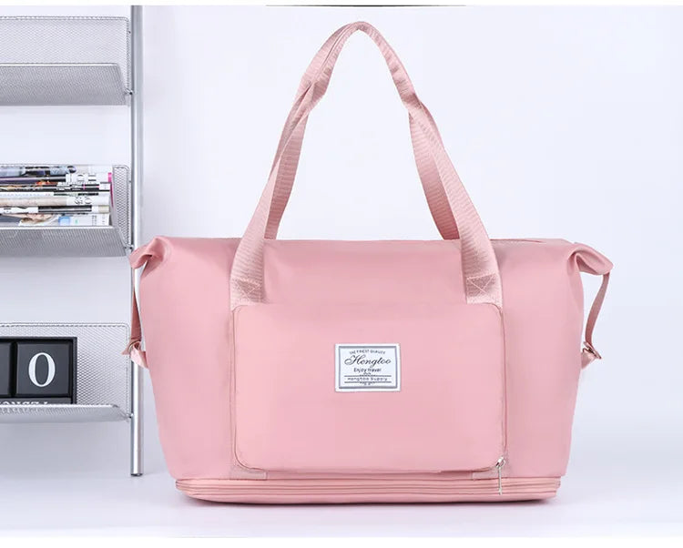 Bolso de viaje expandible y plegable de nylon