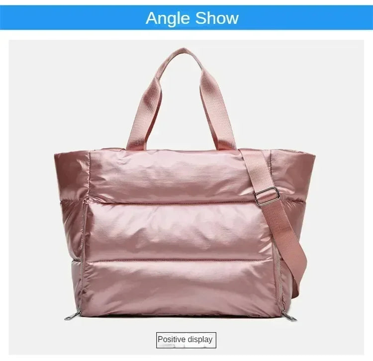 Bolso de gimnasio con bolsillo húmedo y correa desmontable