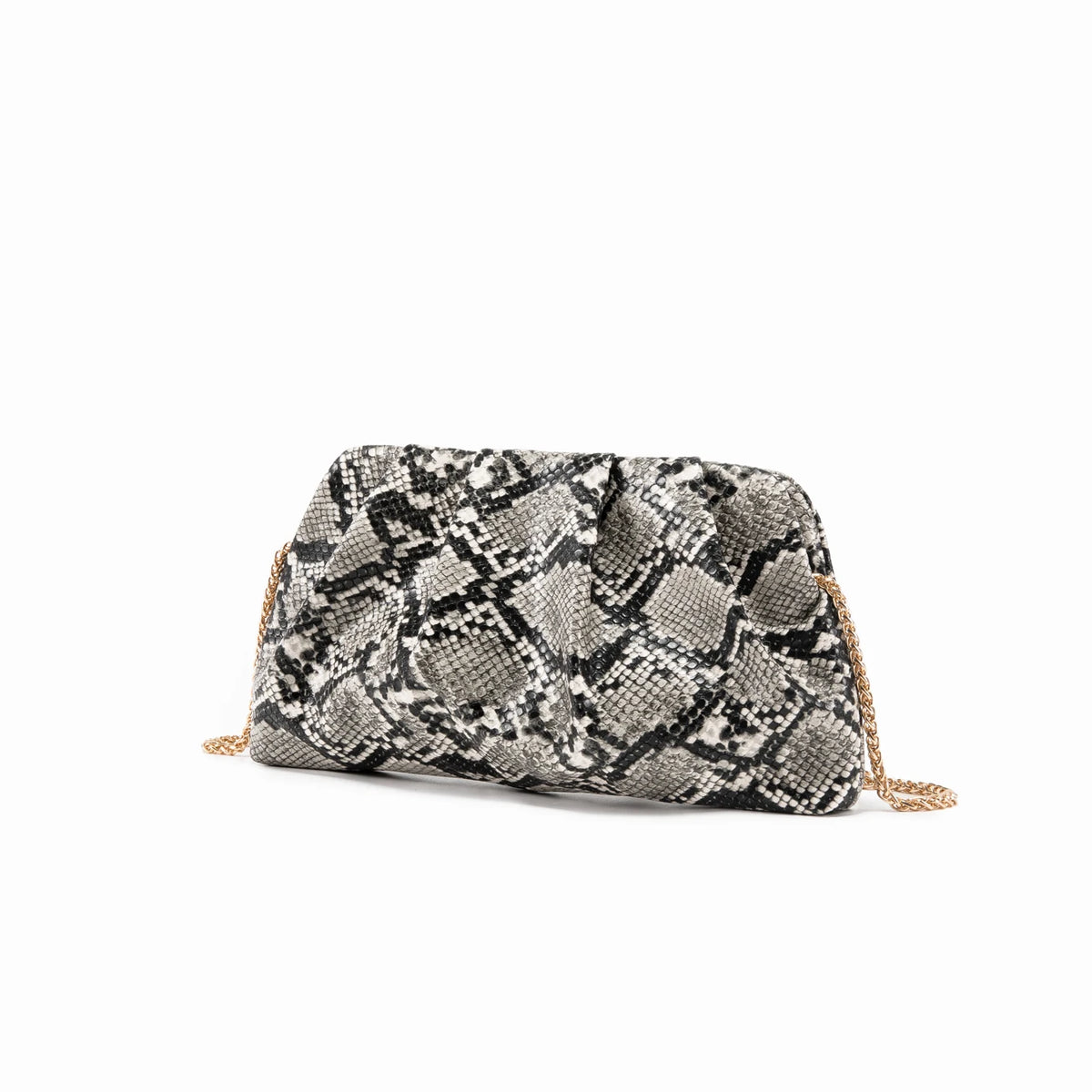 Cartera de fiesta de PU con cadena