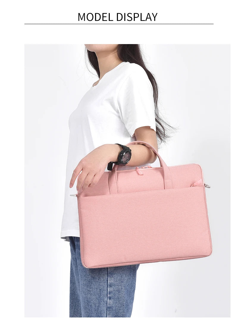 Maletín para notebook con espacio para accesorios