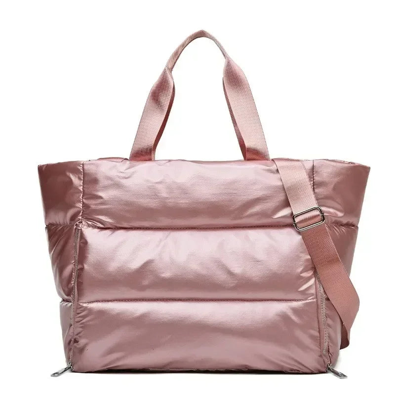 Bolso de gimnasio con bolsillo húmedo y correa desmontable